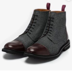 Taft The Jack Boot in Grey Oxblood